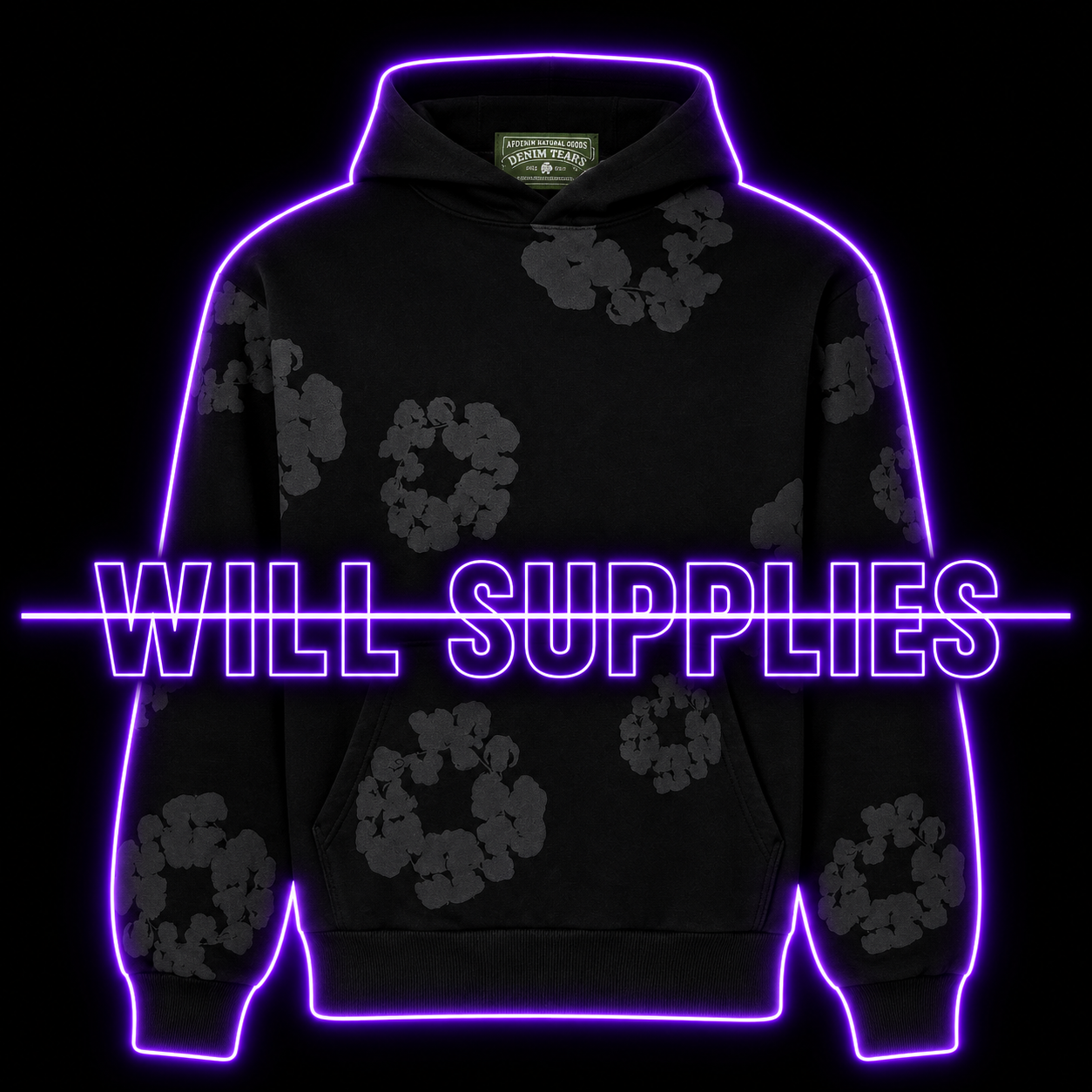 inspired by “Denm tear” hoodies collection
